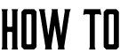 how top